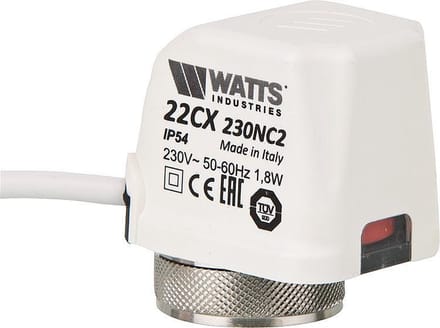 Watts Vision Elektrische servomotor 22CX230NC2 - 230 V - M30 x 1,5