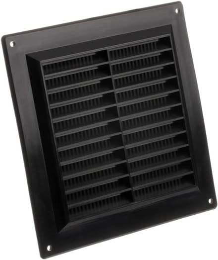 Ventilatierooster met Insectenbescherming - 150x150mm Rooster voor Efficiënte Ventilatie