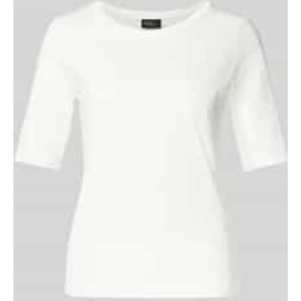 Regular fit T-shirt van katoenmix