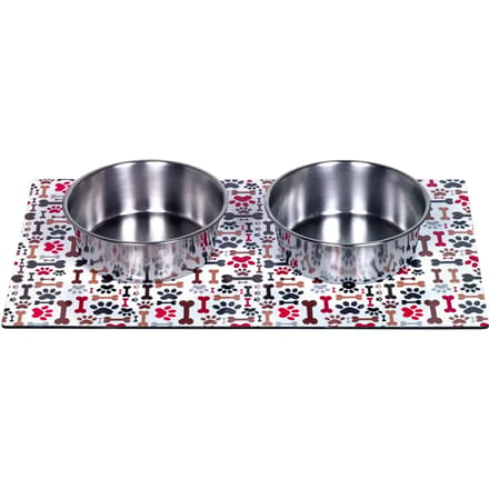 Magnetische hondenbak met dienblad Nobby Pet (x2)