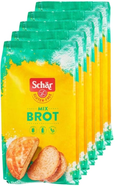 Schär | Glutenvrij | Broodmix | 5 stuks | 5 x 1kg