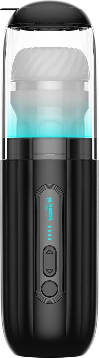 Kaotik Labs - The Shockwave - Interactieve Stroker - Video Synchronisatie - Partner App Bediening - 42°C Opwarmfunctie - Unieke Edging-Modus