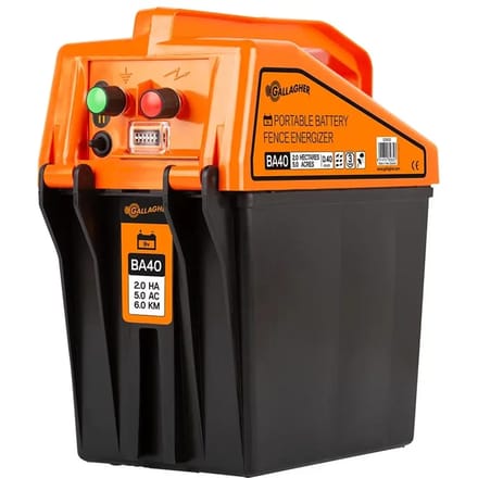 Gallagher BA40 Batterij-apparaat (9/12V) - Betrouwbare stroombron voor middelgrote afrasteringen