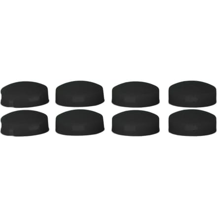 8pcs Bouton de Sonnette de Porte de Rechange en Silicone Réactif Boutons de Sonnette Vidéo avec 4 Vis pour Sonnette Pro Noir noir