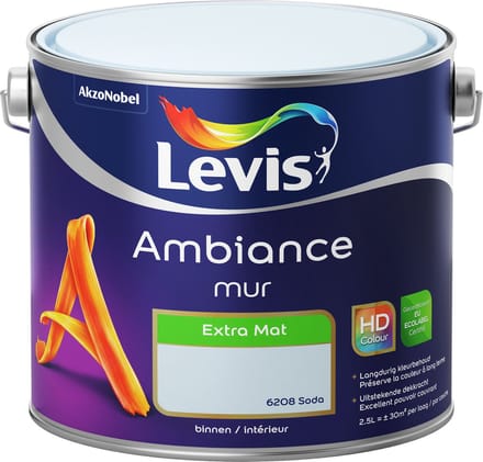 Levis - Ambiance Mur Extra Mat - Soda - 2,5 L