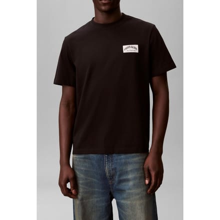 Calvin Klein Ss 20s Easy Collegia Tee Black Taglia: M | Magliette basic Outlet | Uomo | Nero