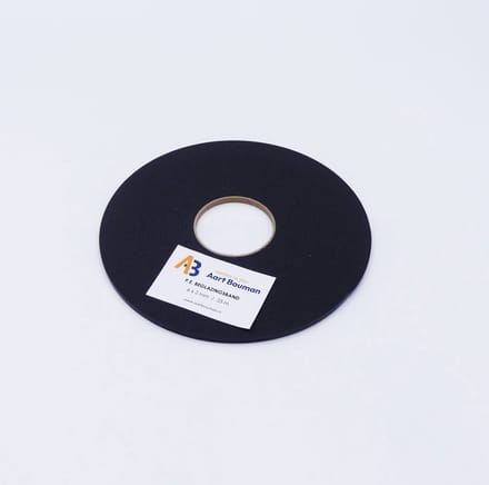 Glasband 6 x 2mm antracietgrijs- rol 25m