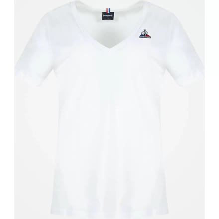 Dames-T-shirt Le Coq Sportif Ess Col V N°1