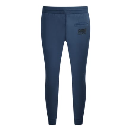 Cavalli Class Print Logo Donkerblauwe Sweatpants
