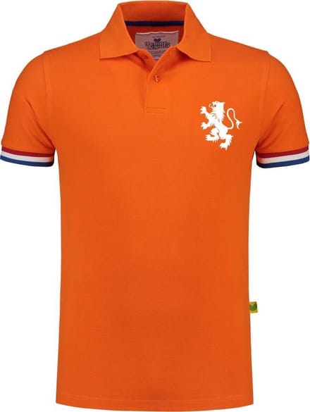 Oranje Polo - Wit logo