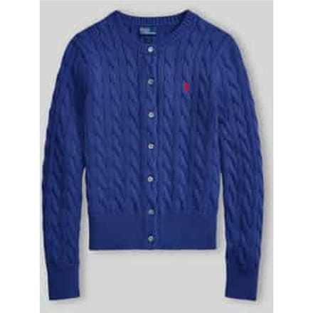 slim fit gebreid jack van puur katoen