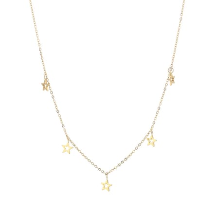 Michelle Bijou - Ketting Sterretjes Goud