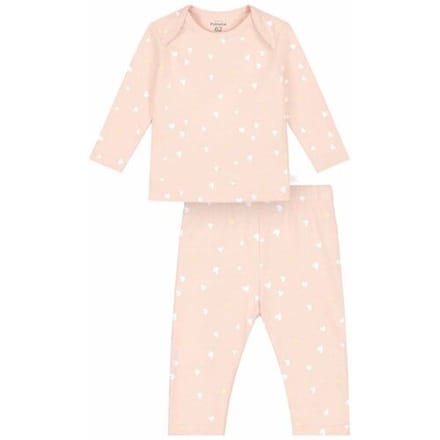 Prénatal baby pyjama hartjes Powder Pink 56 dames