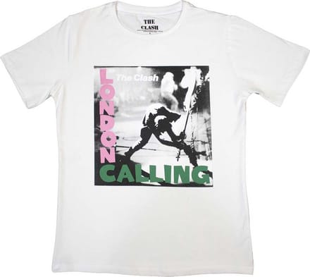 The Clash - London Calling Dames T-shirt - S - Wit