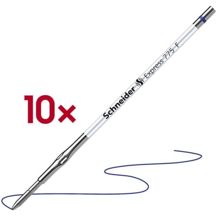 balpenvulling Schneider Express 775 M blauw doos met 10 stuks