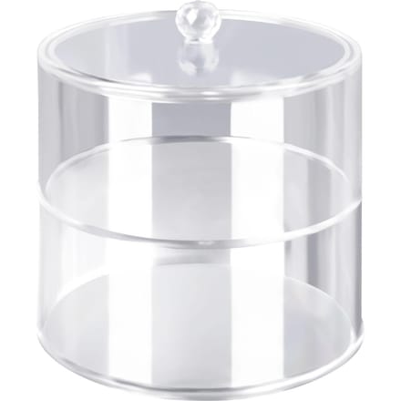 Acryl riemorganizer 2 lagen transparante 5,5 inch diameter sterke lichte riemvitrine white
