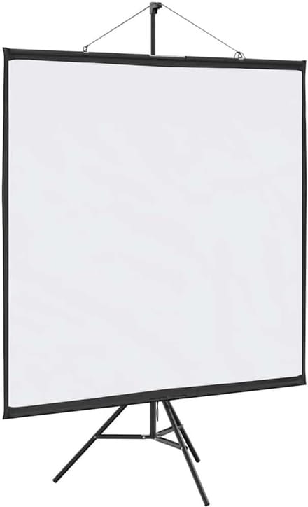 Projectiescherm Statief - Beamer Scherm - Thuisbioscoop Creëren - Mat Polyester Oppervlak - 67 Inch 1:1 - Wit