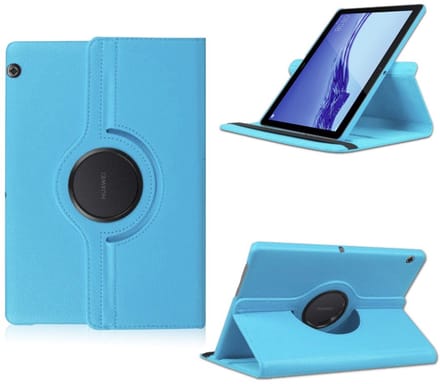 EtuiTab Huawei Mediapad T5 - 360 Cover - Blauw - Kunstleer