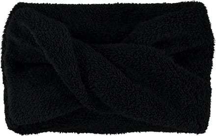Sarlini - Hoofdband - Dames - Teddy - Polyester - zwart