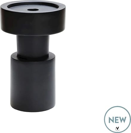 Kandelaar Chasico | Small | Zwart - Black | Ø13 x H20 cm