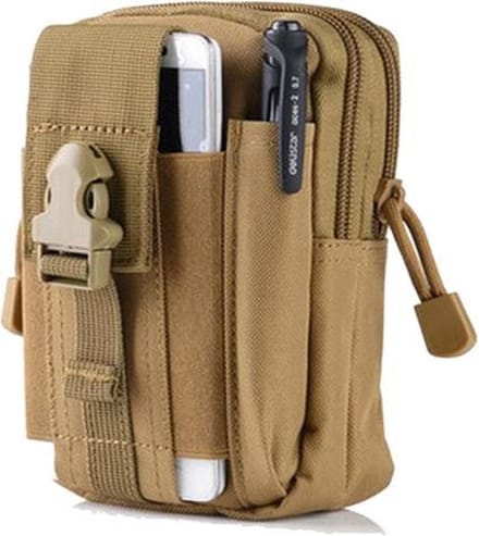 Nylon Heuptas Waterdicht - Bruin