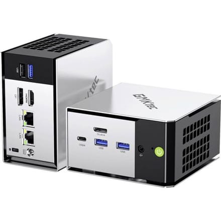 GMKtec Mini-PC (HTPC) Nucbox M8 AMD Ryzen 5 Pro 6650H 4.5 GHz 16 GB RAM 512 GB SSD AMD Win 11 Pro M8