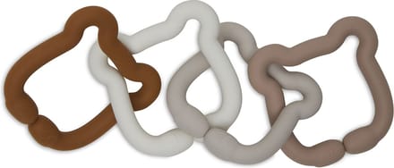 Jollein Spielringe Silikon - Teddy Bear