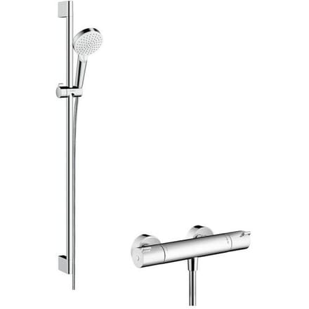 Hansgrohe Ecostat 1001 CL Combi 90 cm with Crometta Vario hand shower 27813400