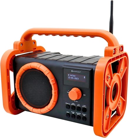 Bouwradio met Accu - Noodradio - DAB Robuust