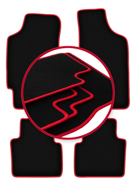 CARLUX-RED automatten voor: Chrysler Neon sedan (1994-2005)