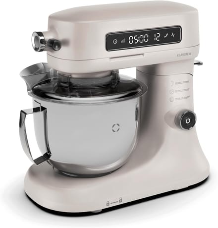 Keukenmachine 1600 Watt 5 Liter 12 Snelheden LCD Touchscreen RVS Kom