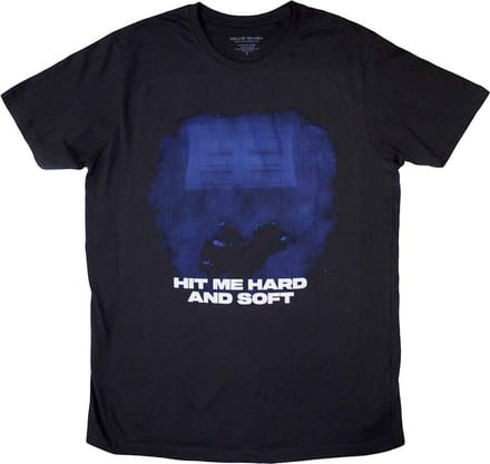 Billie Eilish - Hit Me Hard And Soft Blue Lines Heren T-shirt - M - Zwart