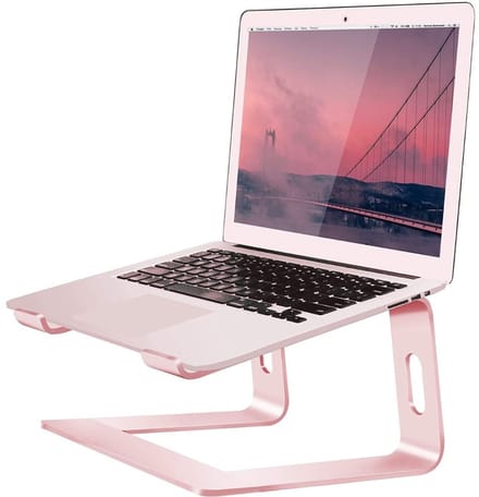 ApexArte® Laptop Standaard - Laptop Stand - Verhoging - Roze