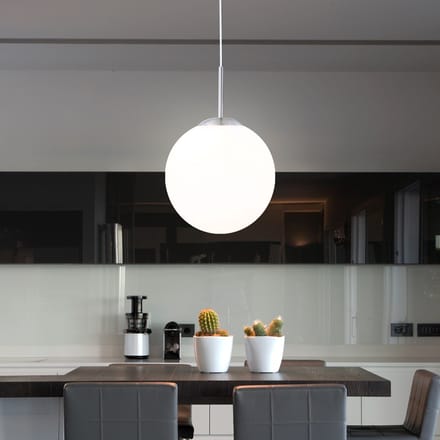GLOBO Balla Binnen E27 60W Nikkel, Wit