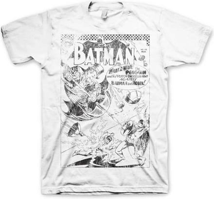 DC Comics Batman Heren Tshirt -S- Umbrella Army Distressed Wit