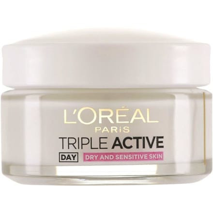 L'Oréal Paris L'Or&eacute;al Paris Triple Active Day Cream Dry Sensitive Skin 50 ml