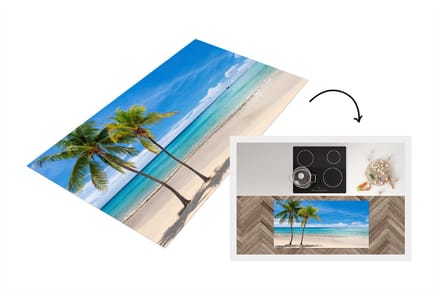 Keukenloper - Loper keuken - Strand - Boot - Zee - 120x60 cm - Keukenloper vinyl