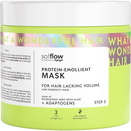So!Flow Mask for low porosity hair, lacking volume 400ml