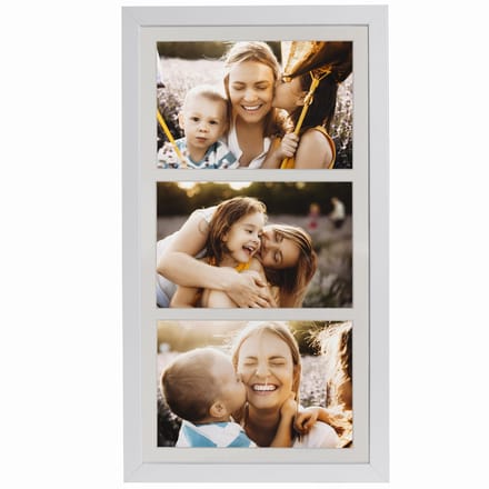 BASIC Serie - Multifotorama 18x35 cm - Wit - MDF - Passe-partout