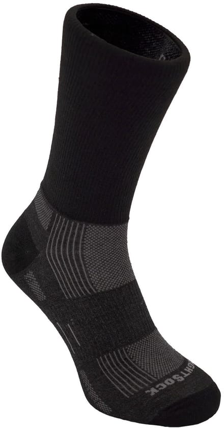 Wrightsock Explore Crew - Zwart - 37-41