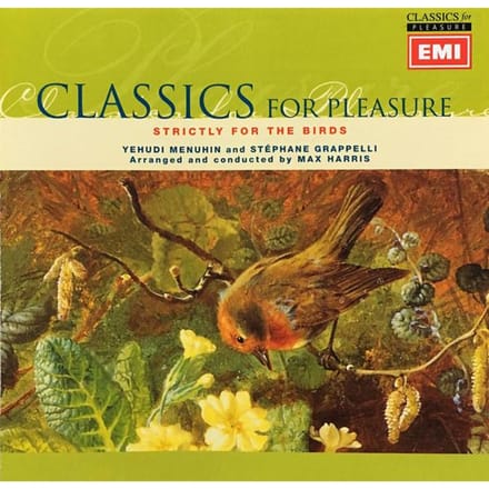 CD YEHUDI MENUHIN STEPHANE GRAPPELLI   Strictly For The Birds CDCFP4549 Classics For Pl Britse Jazz Gebruikt beige