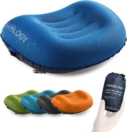 Opblaasbaar Reiskussen voor Backpacken en Kamperen – Ultralicht en Compacter Design