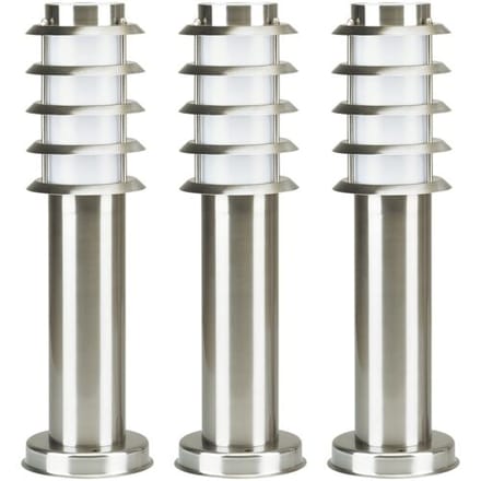 KS Verlichting Soll 3 RVS Tuinlamp set van 3