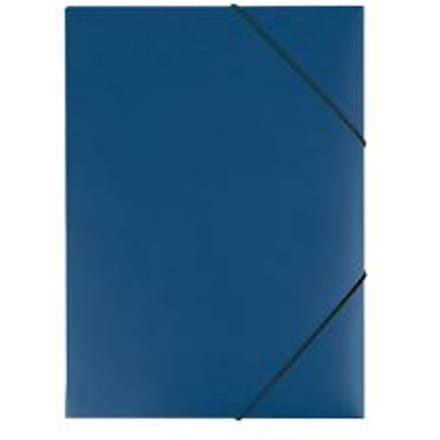 EICHNER elastomap, A4, 3 flappen, 10 stuks, blauw