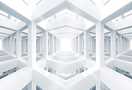 Fotobehang Architecture Abstract | XL - 208cm x 146cm | 130g/m2 Vlies