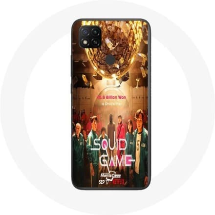 Coque Xiaomi Redmi 9C Squid Game Série joueurs
