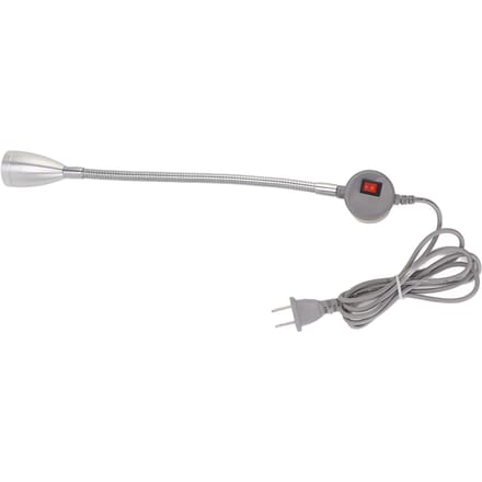 Naaimachinelamp Flexibele Zwanenhals Stevig Aluminium 55in Stroomkabel LED Werklicht voor US Plug gray