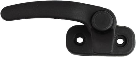 Raamgreep Caravan - Raamsluiting Camper - Veilig Ramen - Drukknop Ontgrendeling - Hartafstand 48mm - Zwart