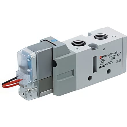 SMC 5/2-Weg In-Line Pneumatisch Magneetventiel G3/8'' Met Rectificator - VF5120-5YO1-03F