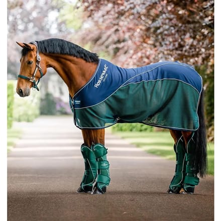 Horseware Signature Sport Cooler - maat 125/175 - navy/hunter green